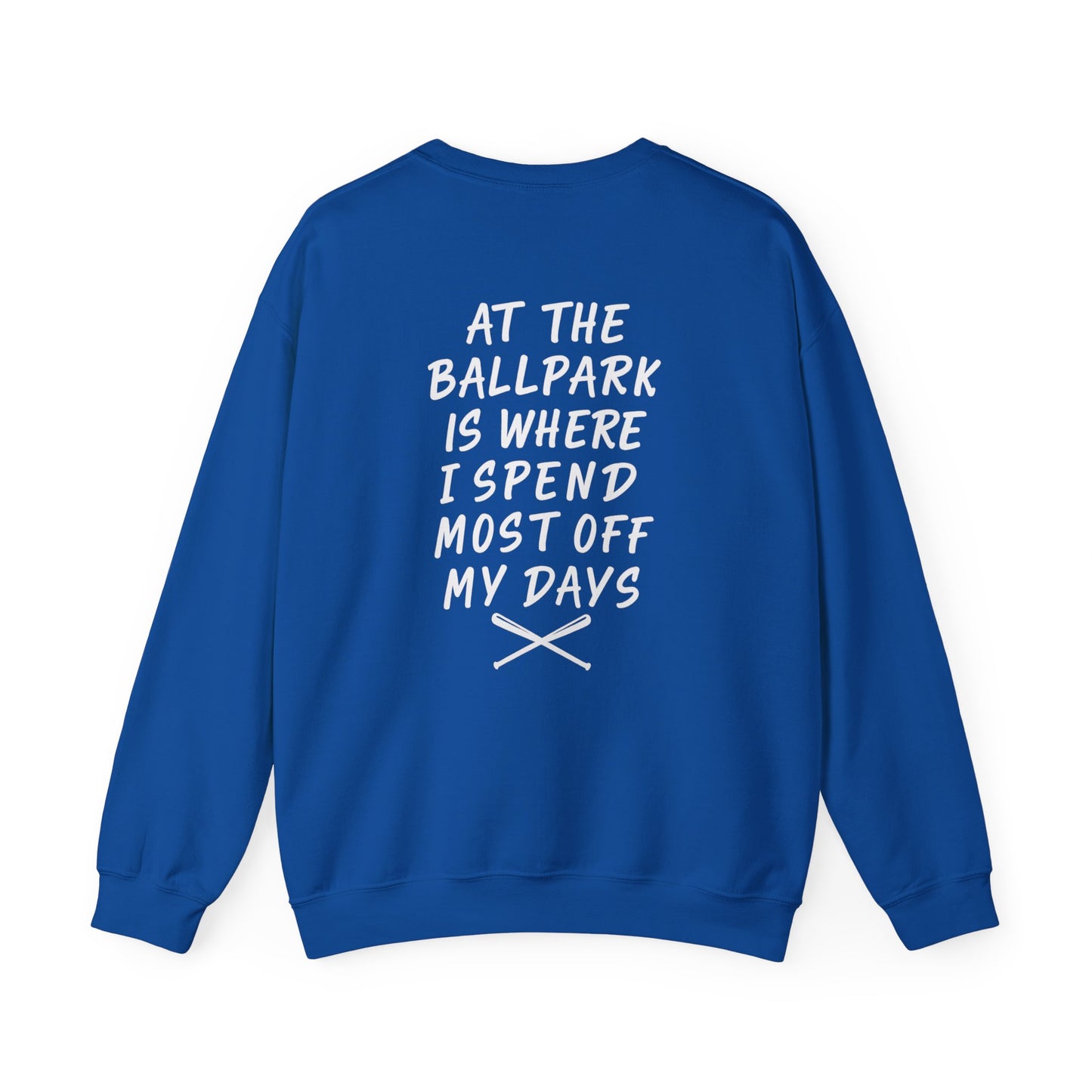 Softball Mom Sweatshirt | At the ballpark
