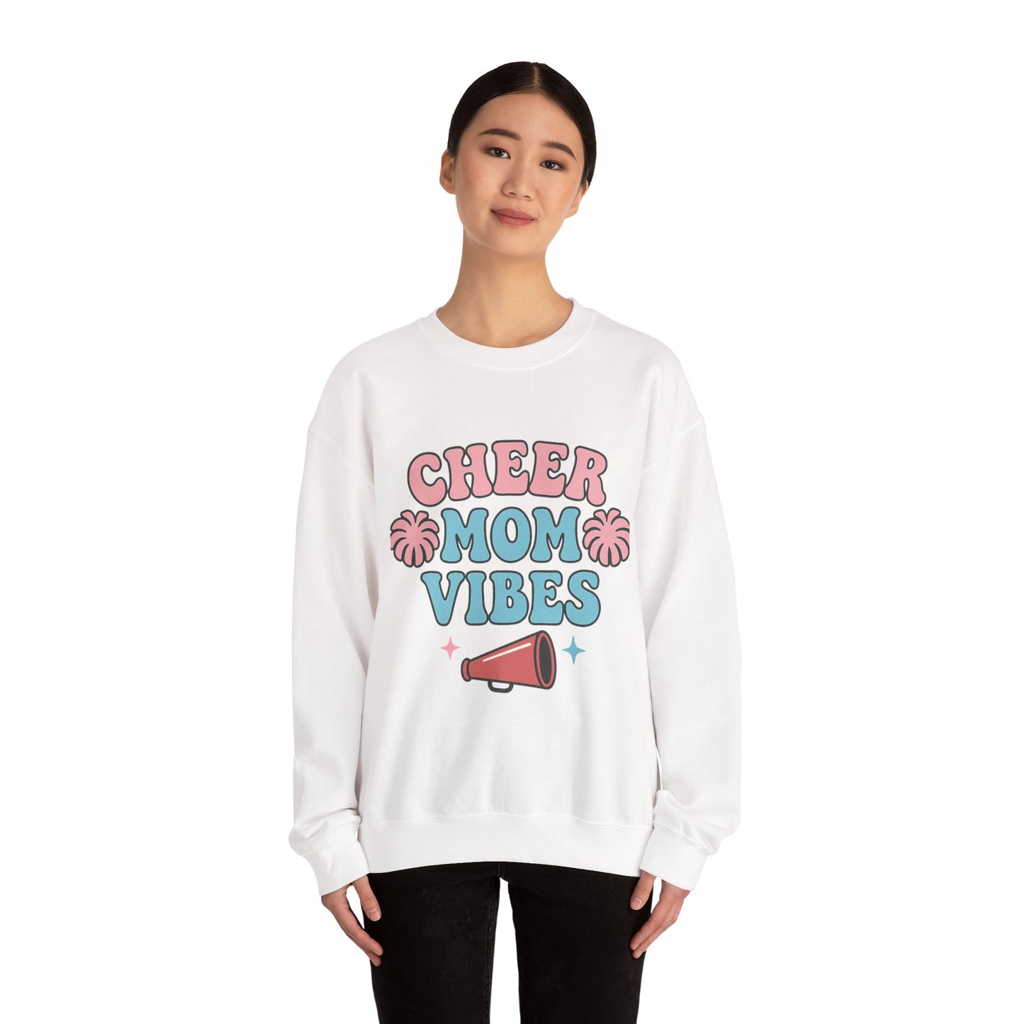 Crewneck Sweatshirt - Cheer Mom Vibes