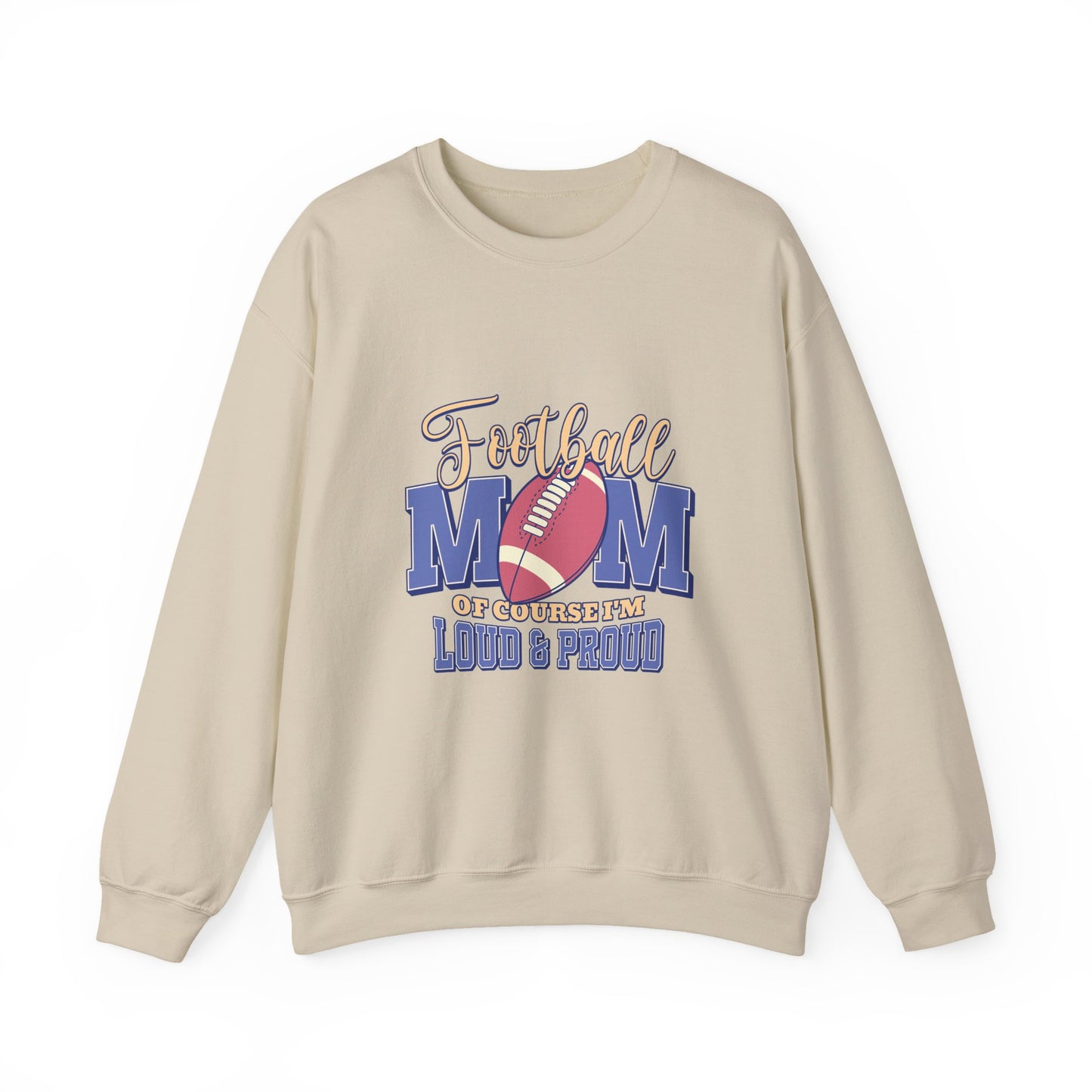 Football Mom Crewneck Sweatshirt