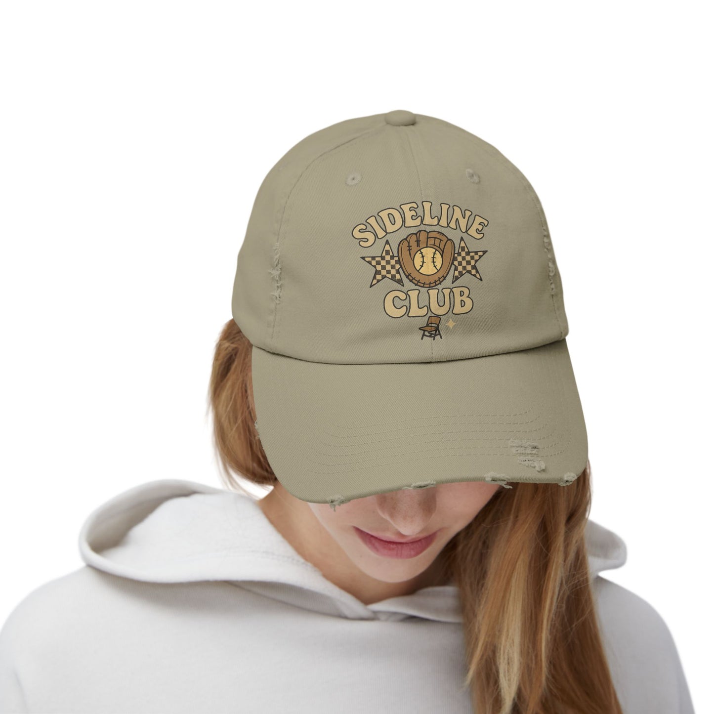 Distressed Baseball Cap - Sideline Club
