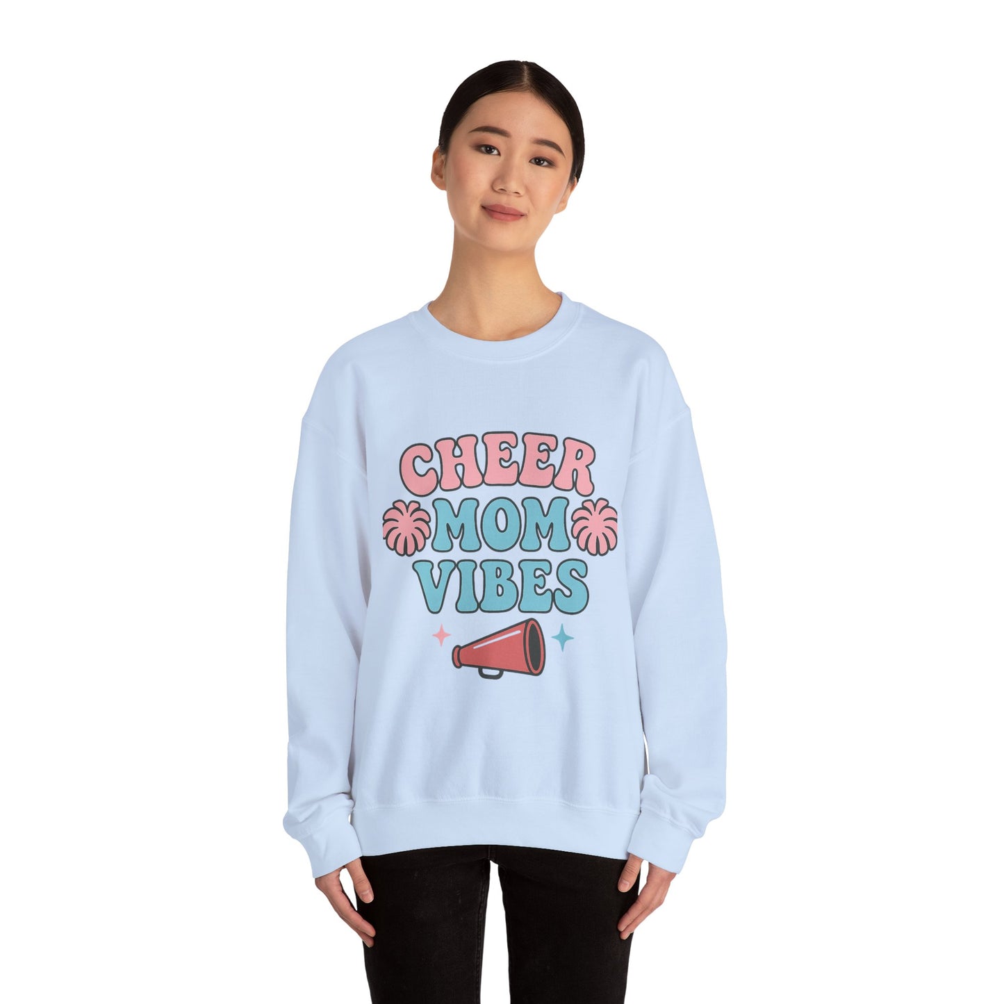 Crewneck Sweatshirt - Cheer Mom Vibes