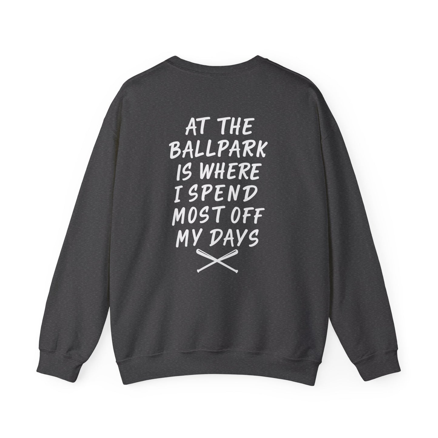 Baseball Mom Sweatshirt | At the ballpark