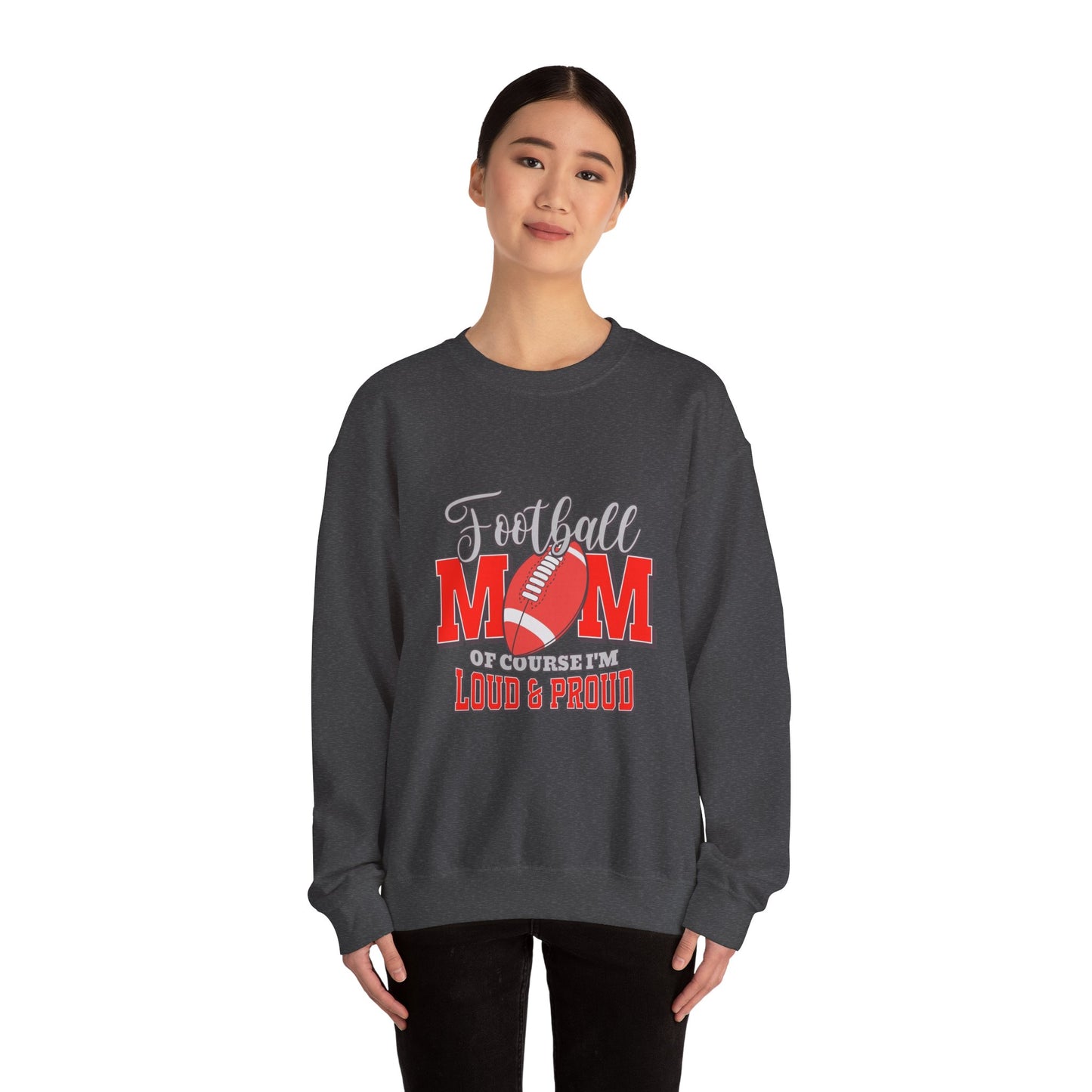 Football Mom Crewneck Sweatshirt