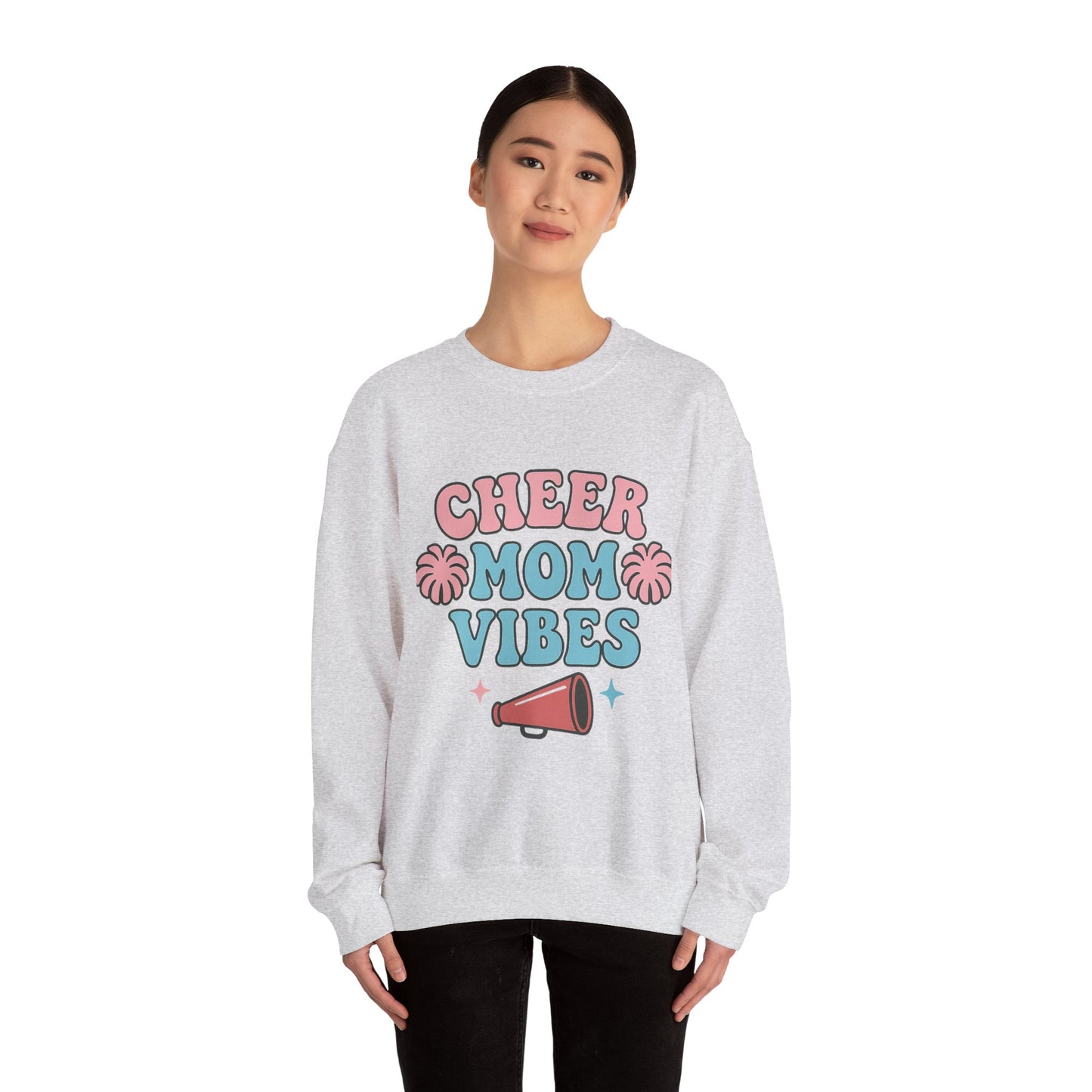 Crewneck Sweatshirt - Cheer Mom Vibes