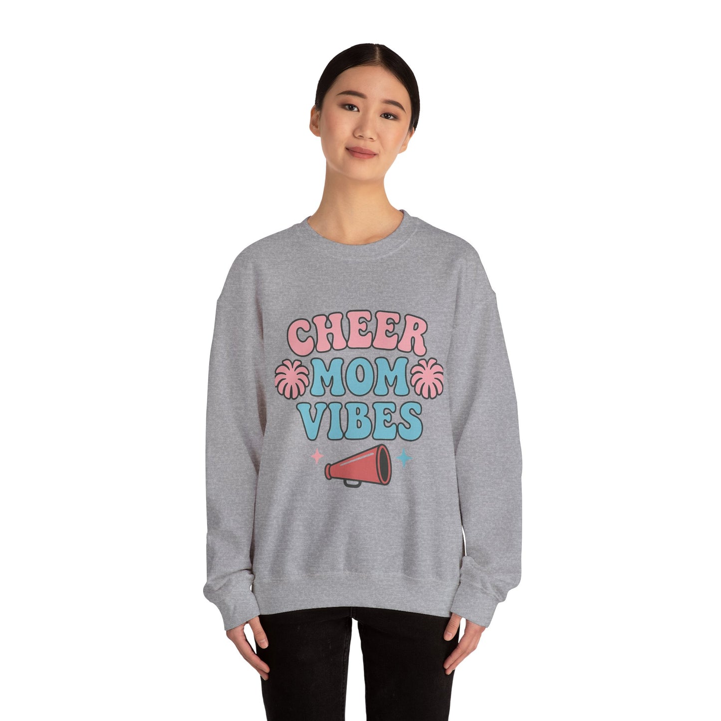 Crewneck Sweatshirt - Cheer Mom Vibes