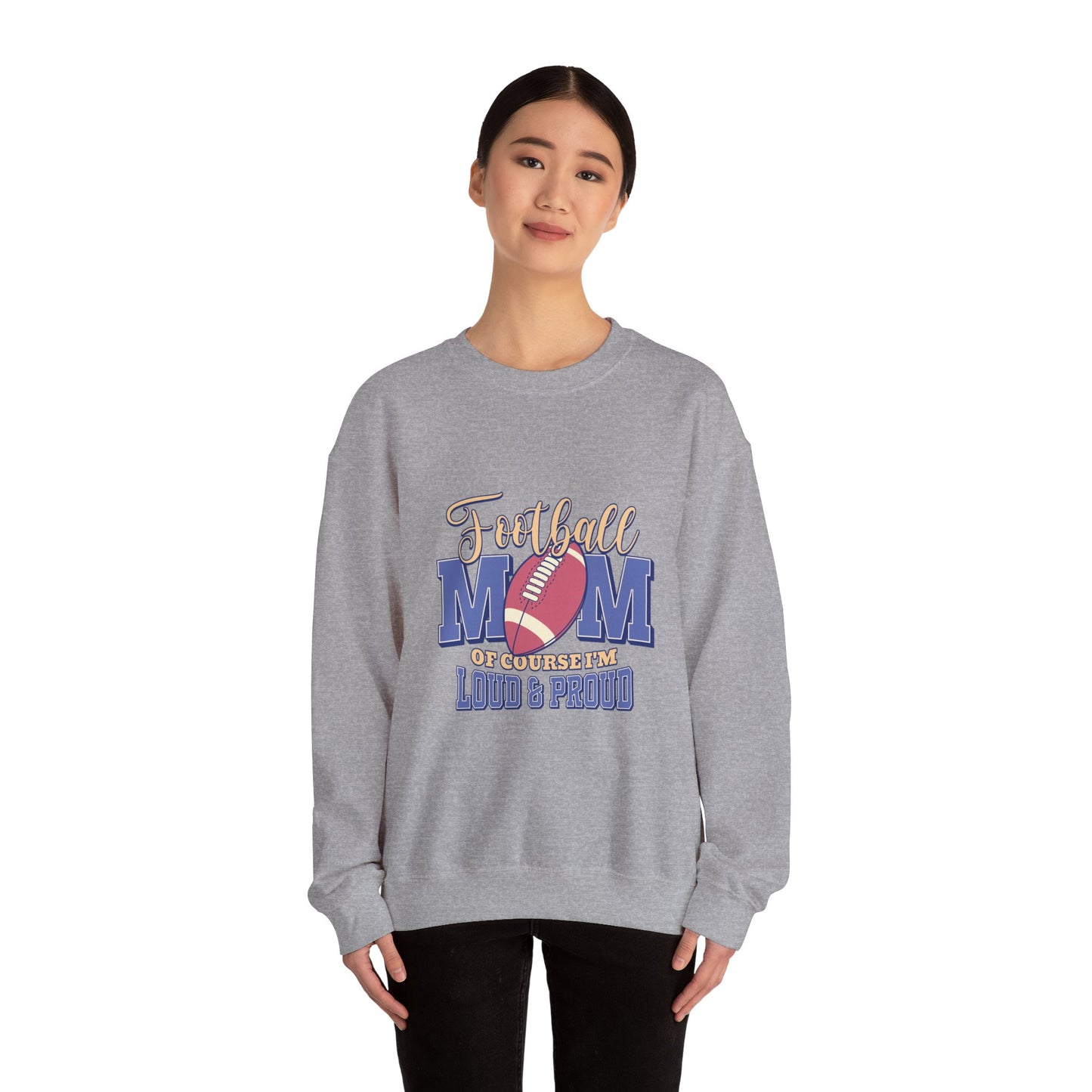 Football Mom Crewneck Sweatshirt