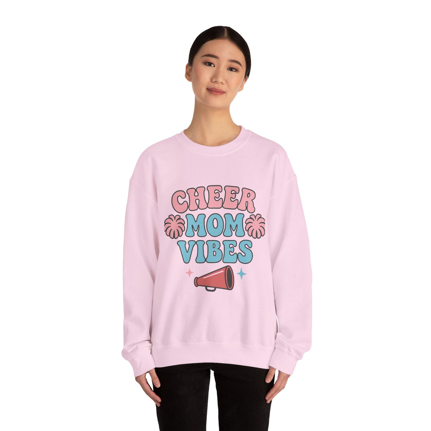 Crewneck Sweatshirt - Cheer Mom Vibes