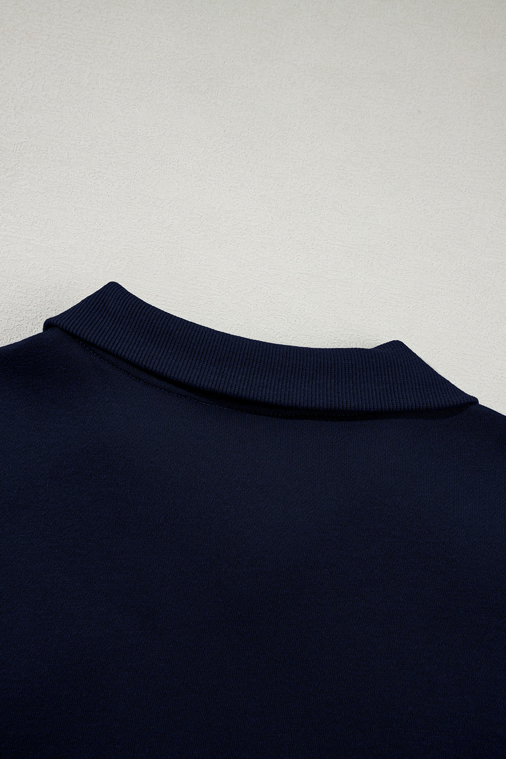 Black Half Zip Sweatshirt and Pants Set