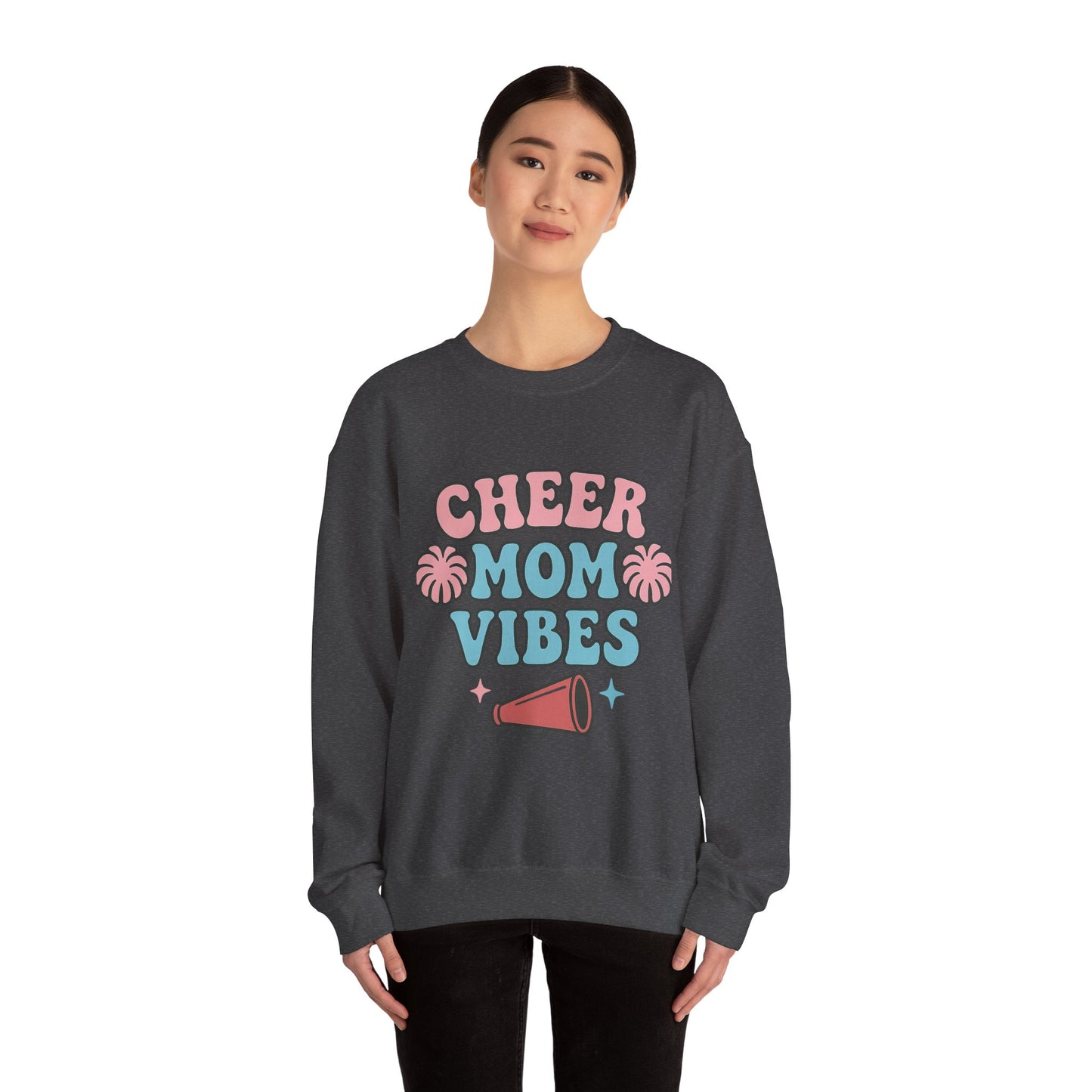Crewneck Sweatshirt - Cheer Mom Vibes