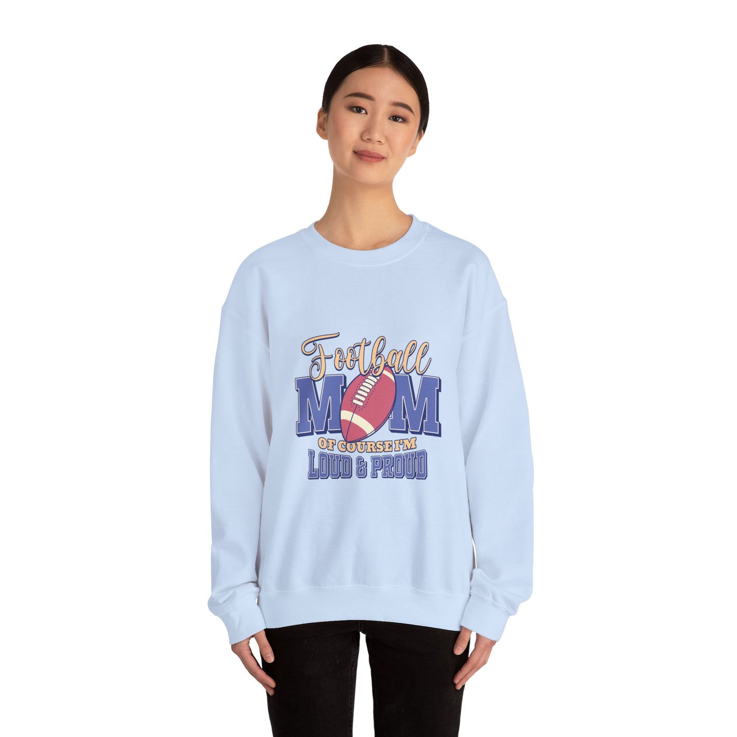 Football Mom Crewneck Sweatshirt