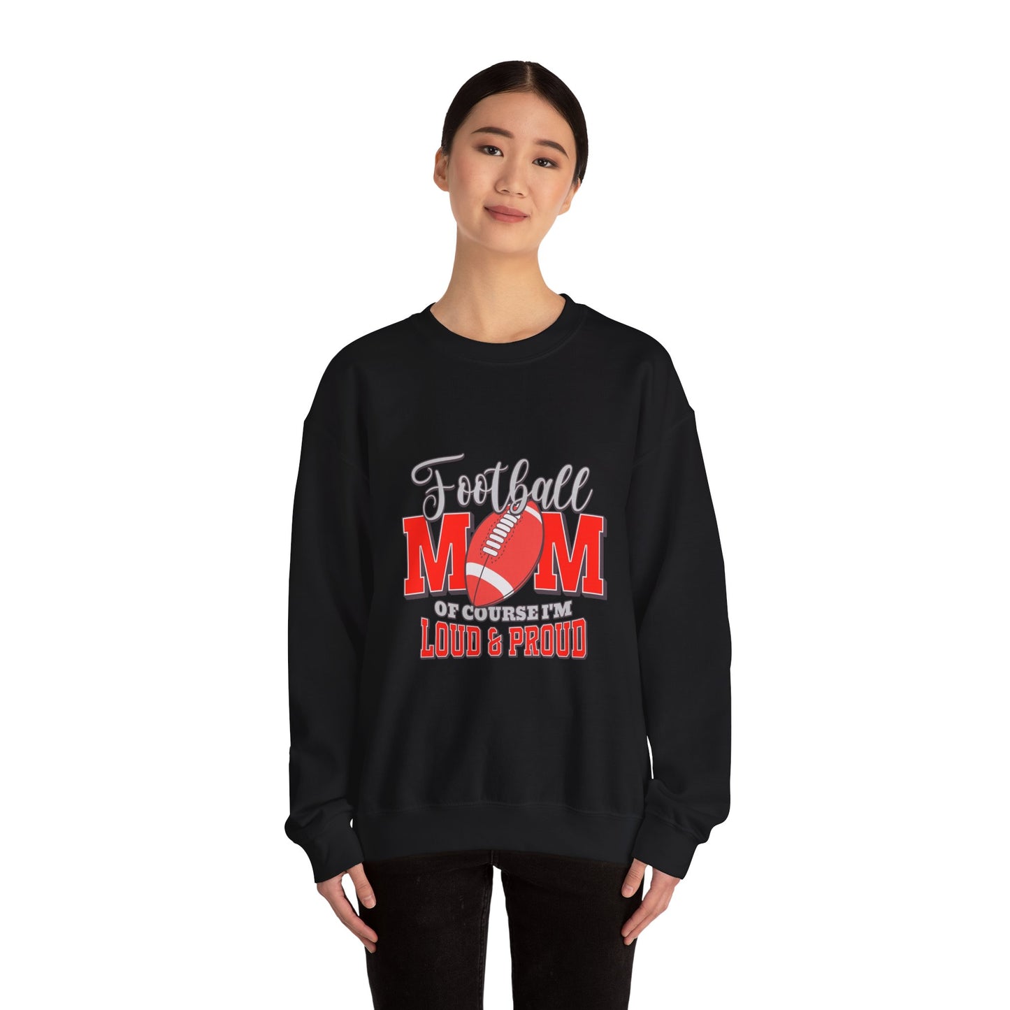 Football Mom Crewneck Sweatshirt
