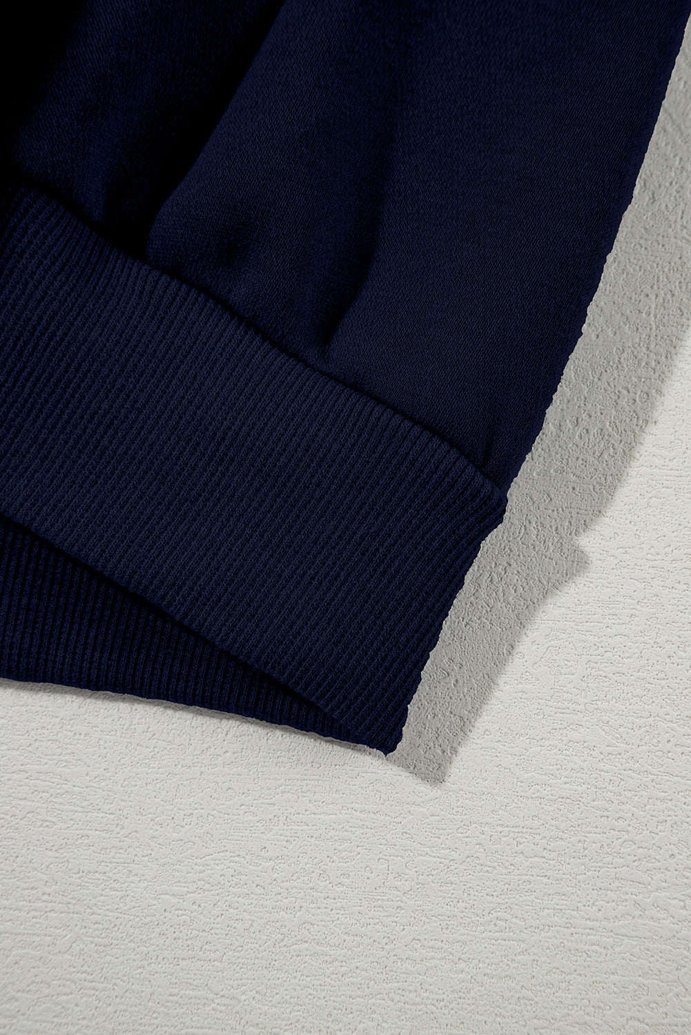 Black Half Zip Sweatshirt and Pants Set