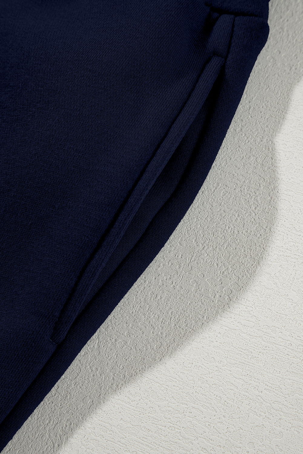 Black Half Zip Sweatshirt and Pants Set