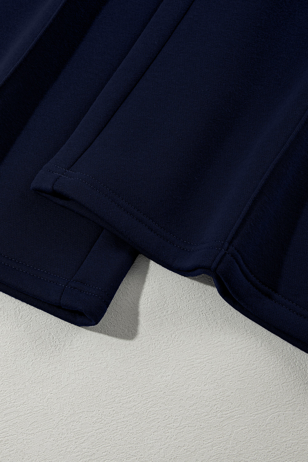 Black Half Zip Sweatshirt and Pants Set