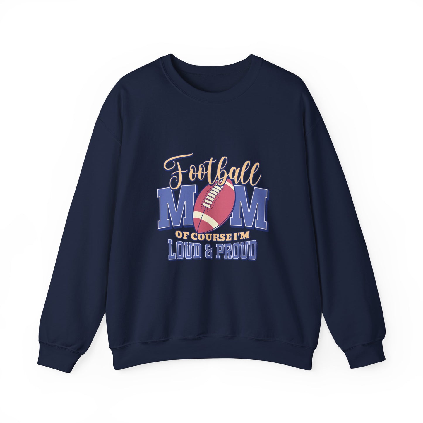 Football Mom Crewneck Sweatshirt