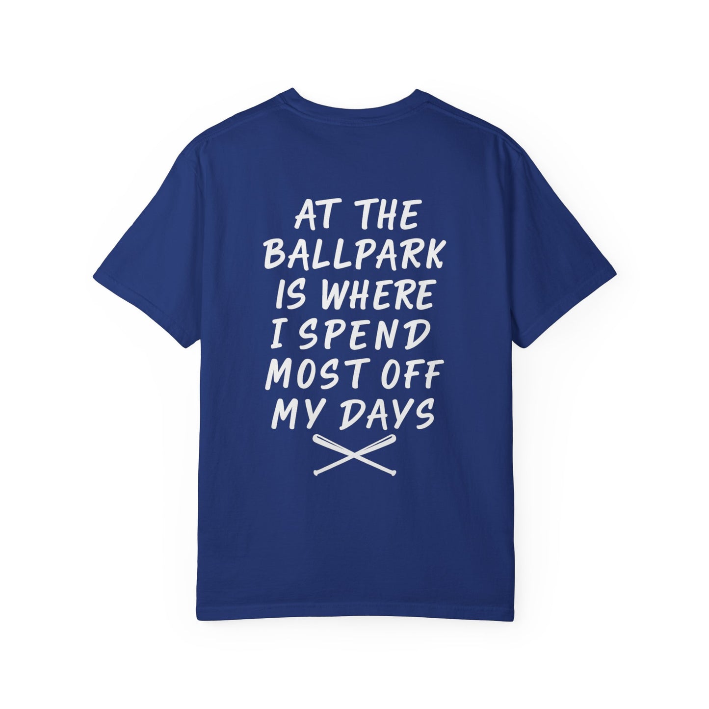 Softball Dad T-shirt | At the ballpark