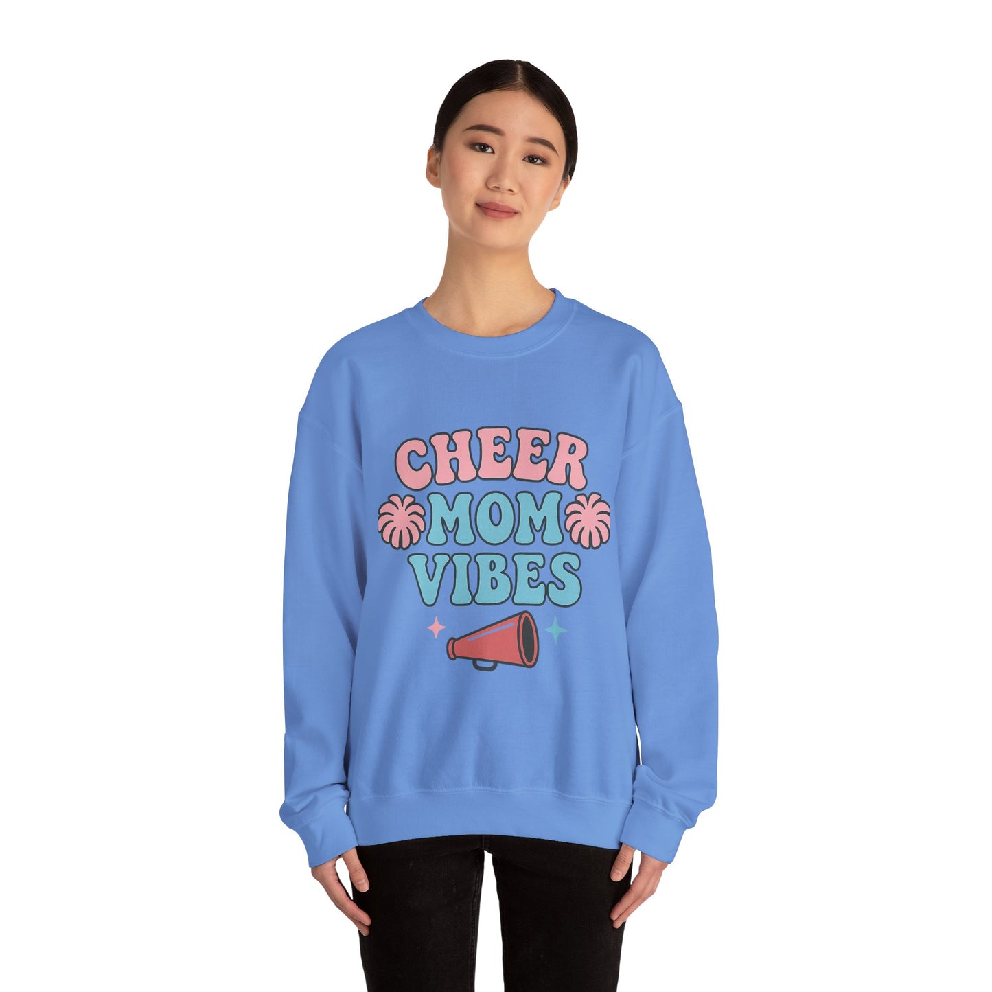 Crewneck Sweatshirt - Cheer Mom Vibes