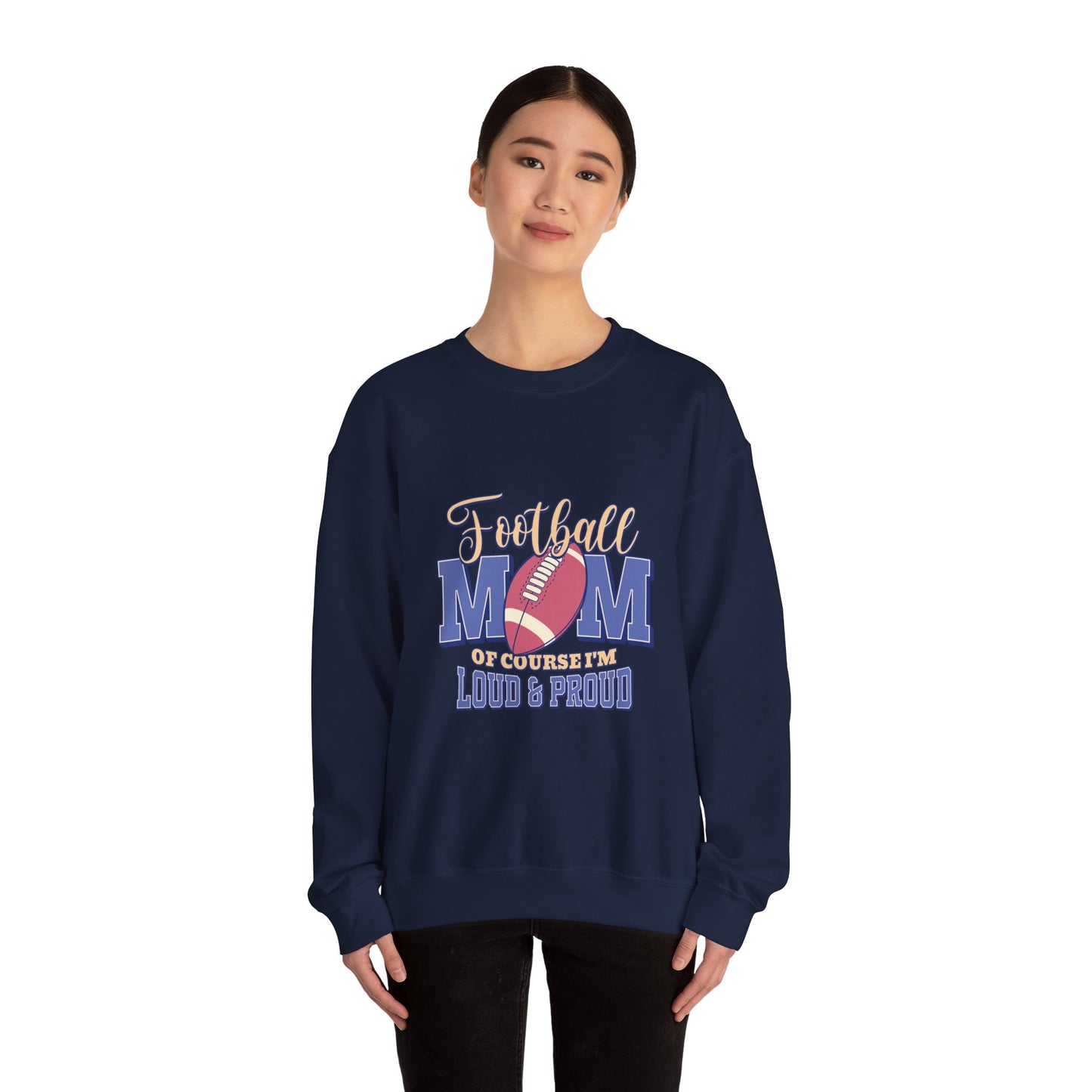 Football Mom Crewneck Sweatshirt