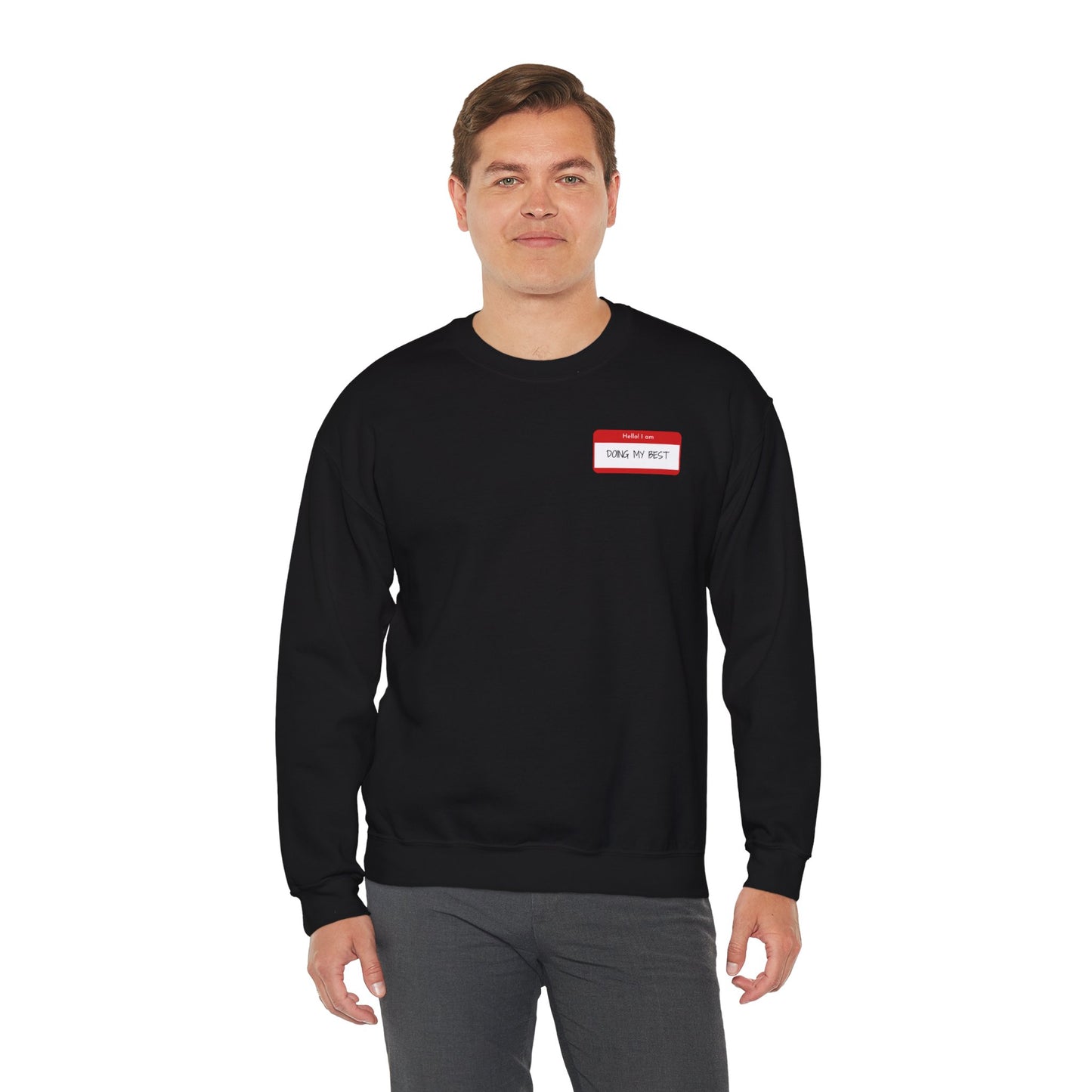 'Hello My Name' Crewneck Sweatshirt