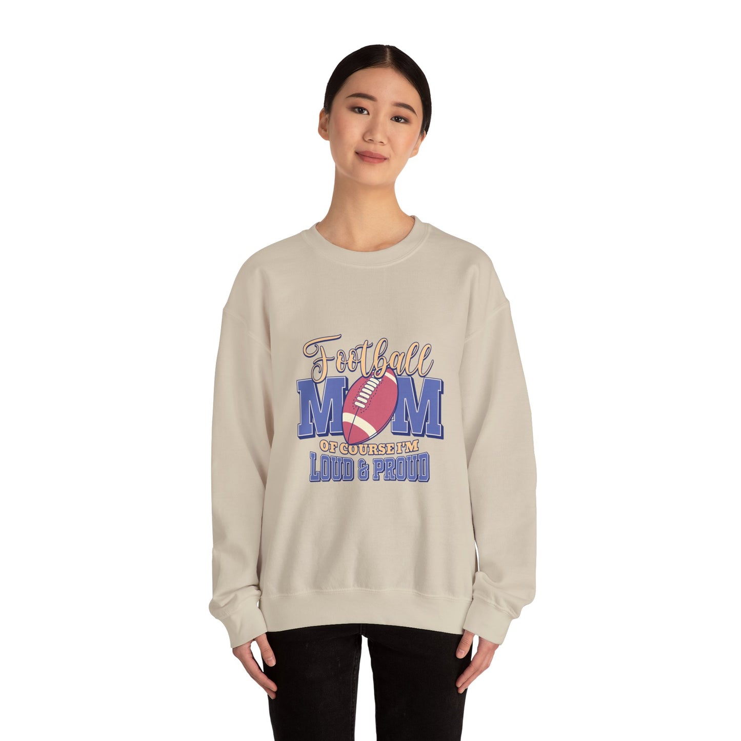 Football Mom Crewneck Sweatshirt