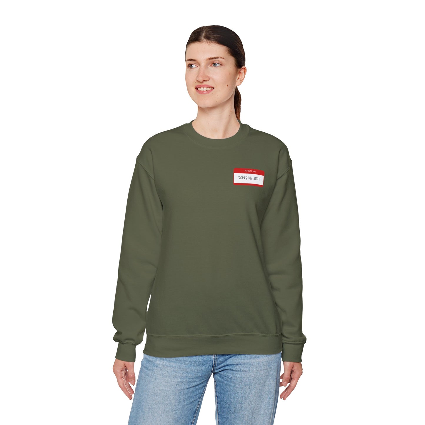 'Hello My Name' Crewneck Sweatshirt