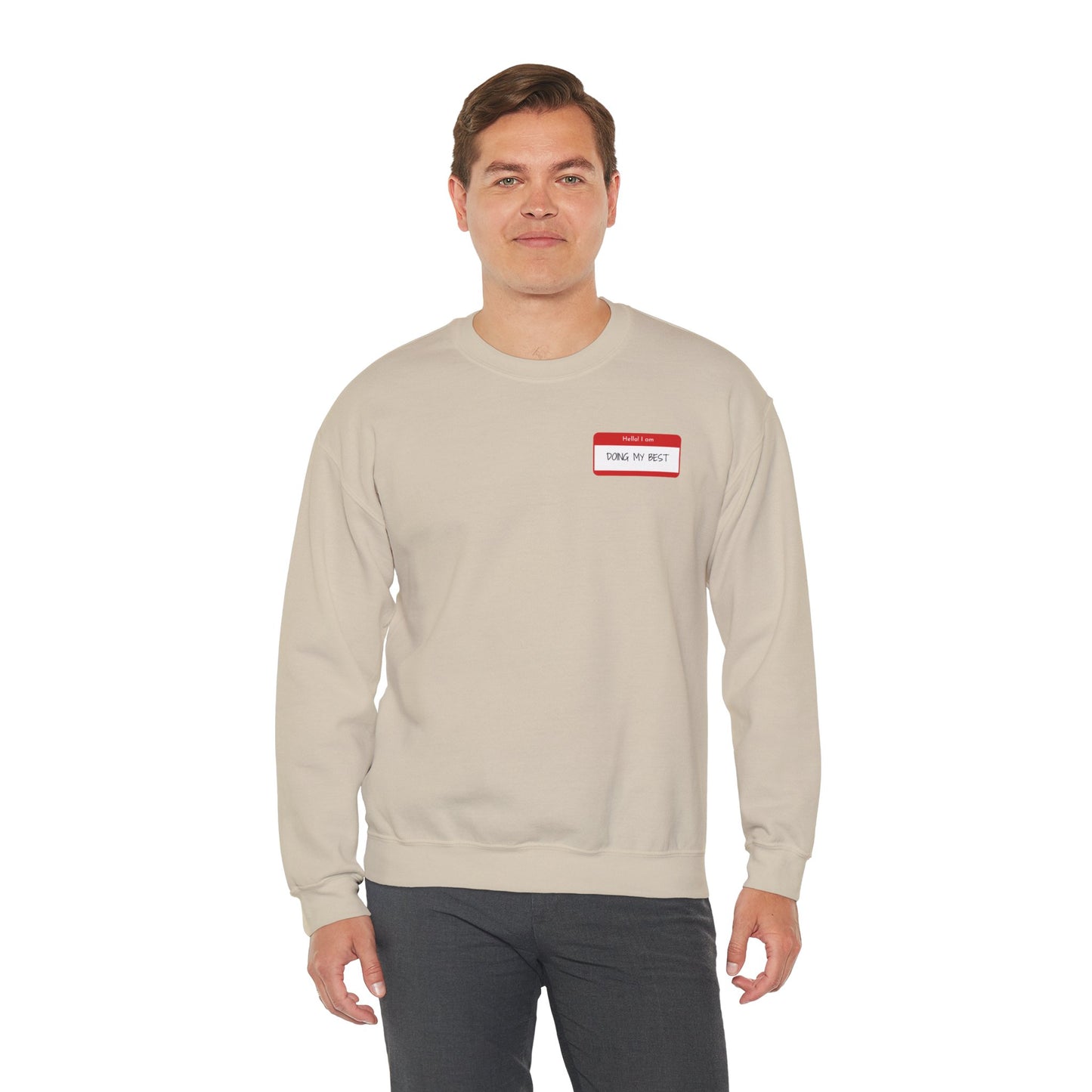 'Hello My Name' Crewneck Sweatshirt