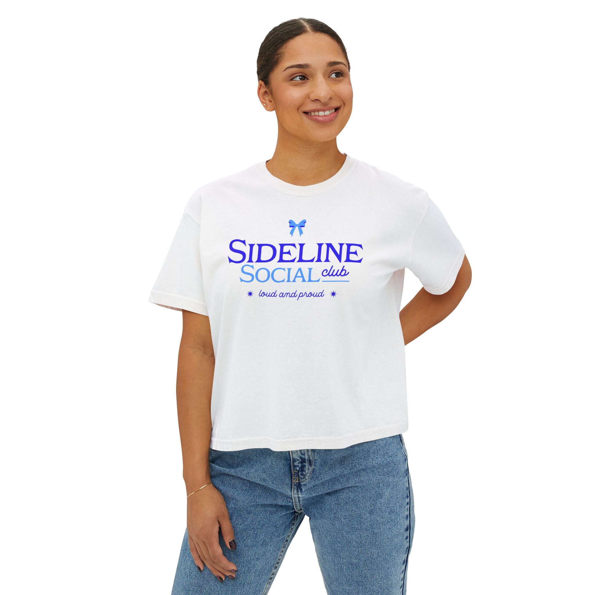 Sideline Social Club Women's Cropped Tee