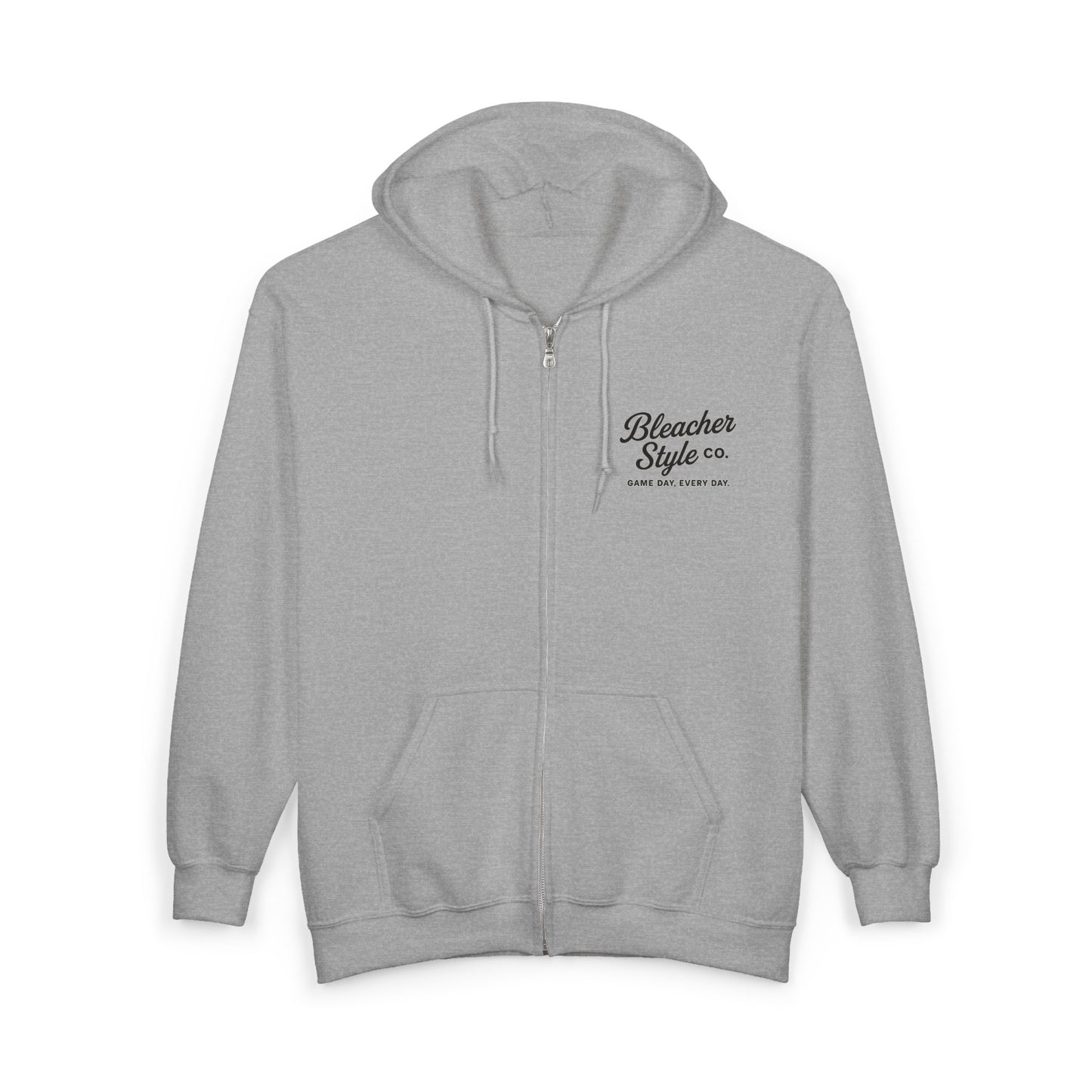 Bleacher Style Zip-Up Hoodie
