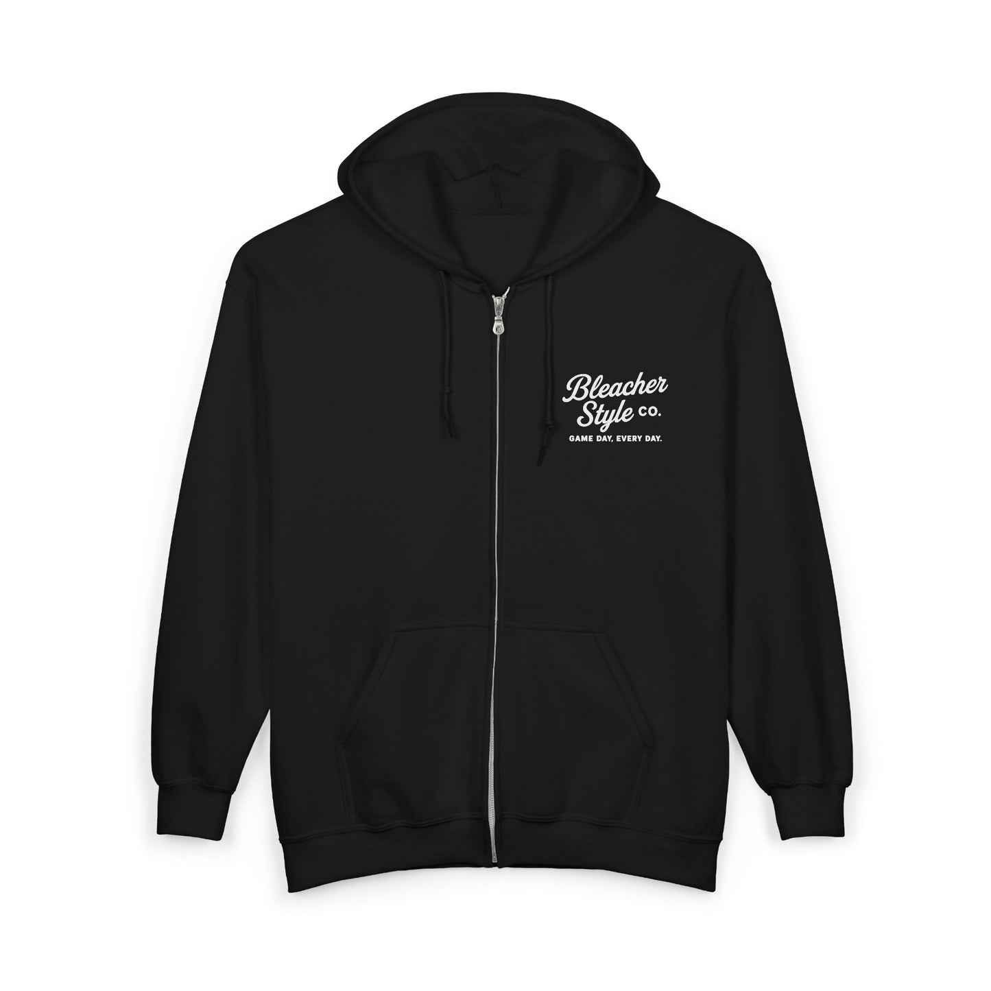 Bleacher Style Zip-Up Hoodie
