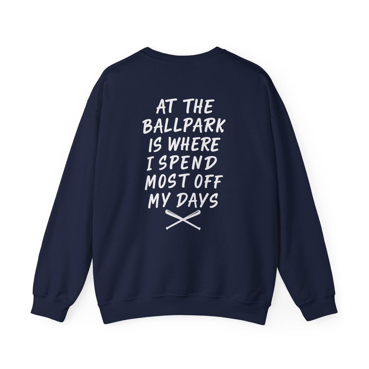 Baseball Mom Sweatshirt | At the ballpark