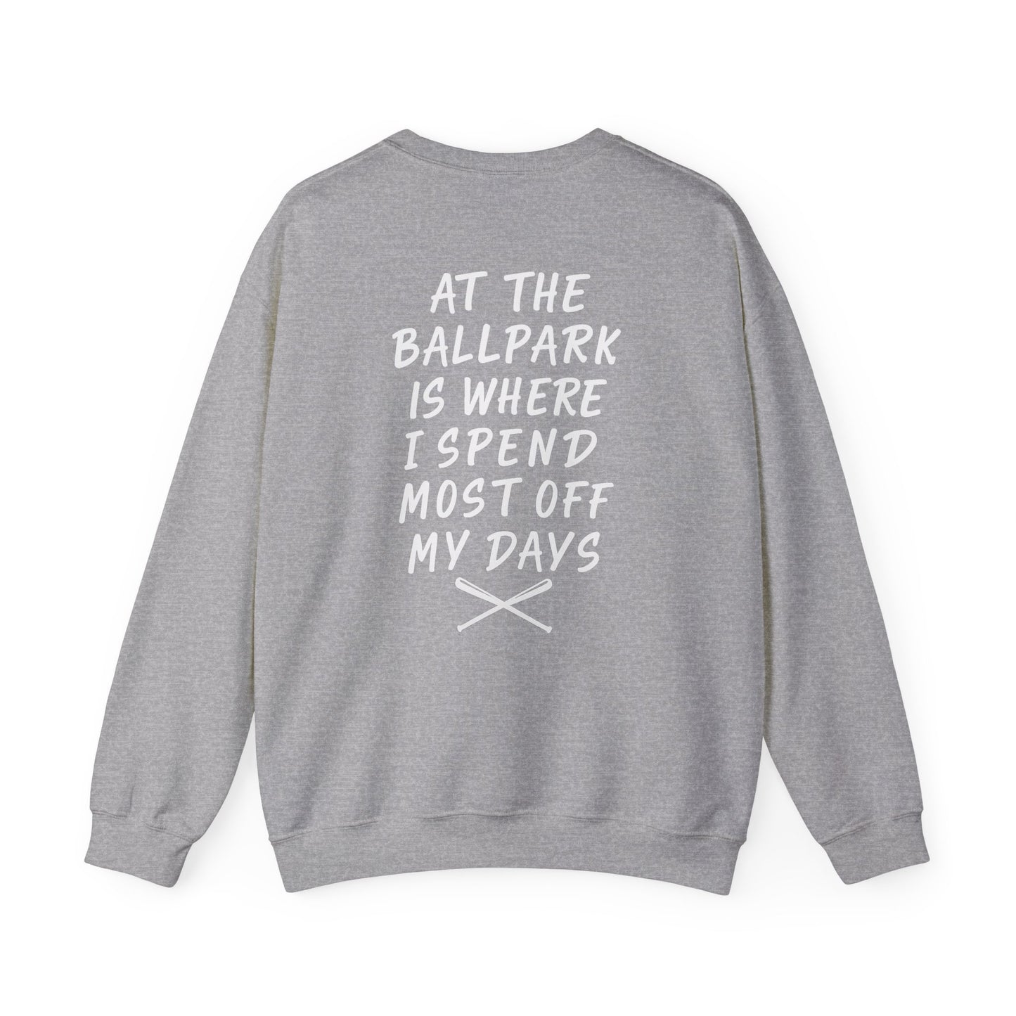 Baseball Mom Sweatshirt | At the ballpark