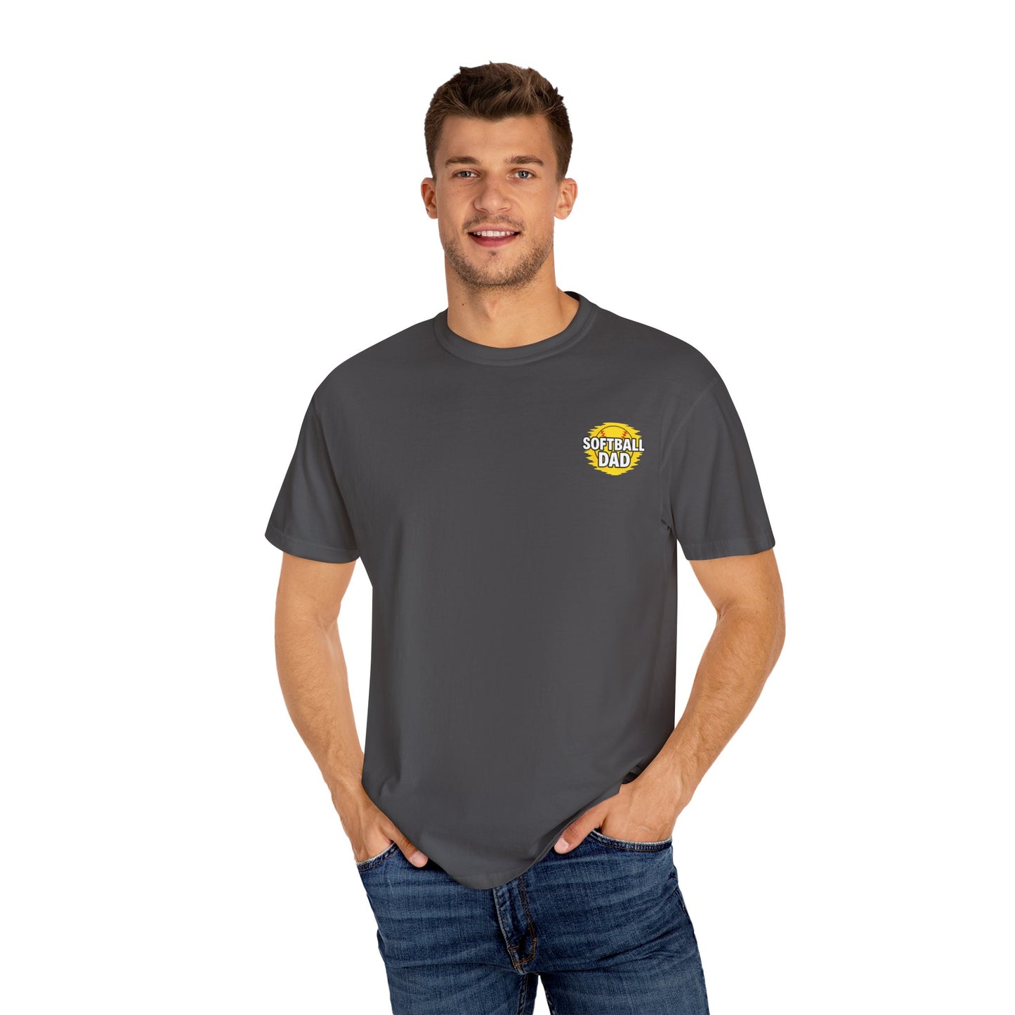 Softball Dad T-shirt | At the ballpark