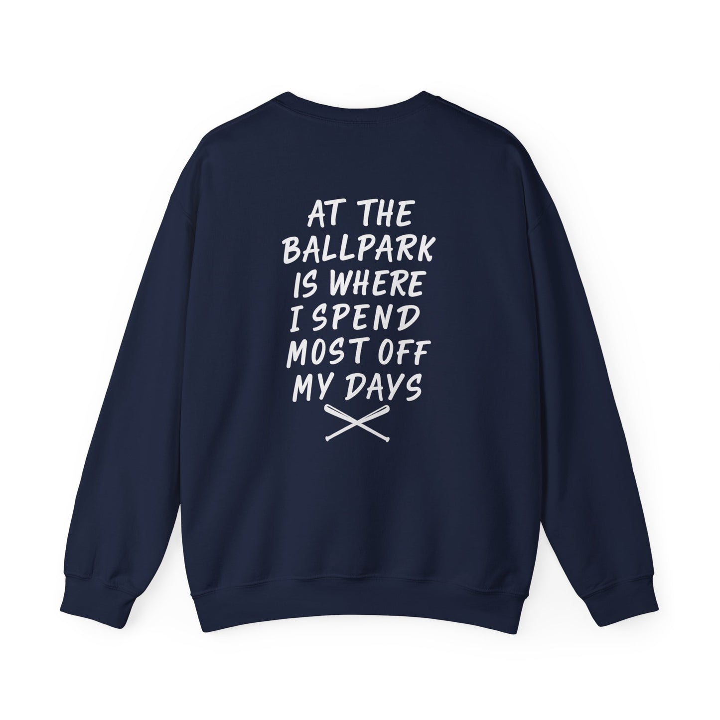Softball Mom Sweatshirt | At the ballpark