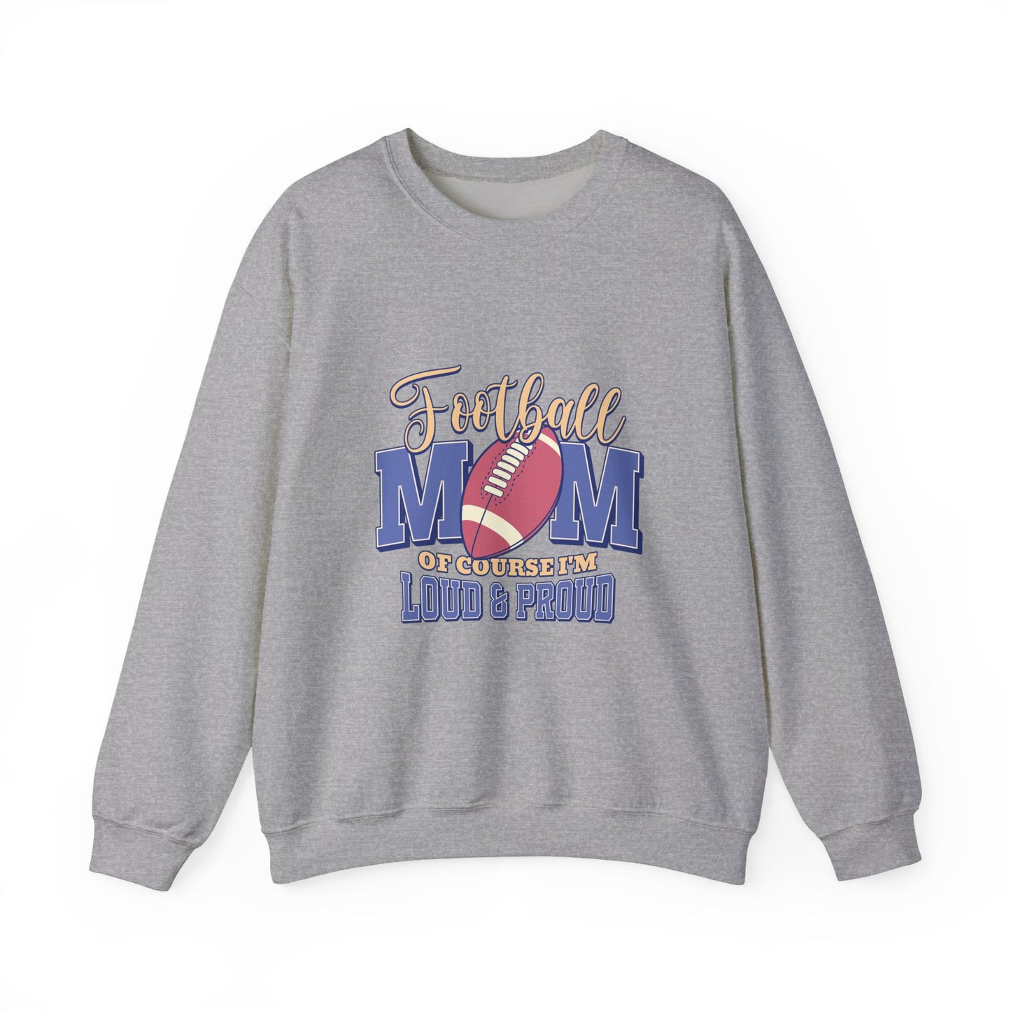 Football Mom Crewneck Sweatshirt