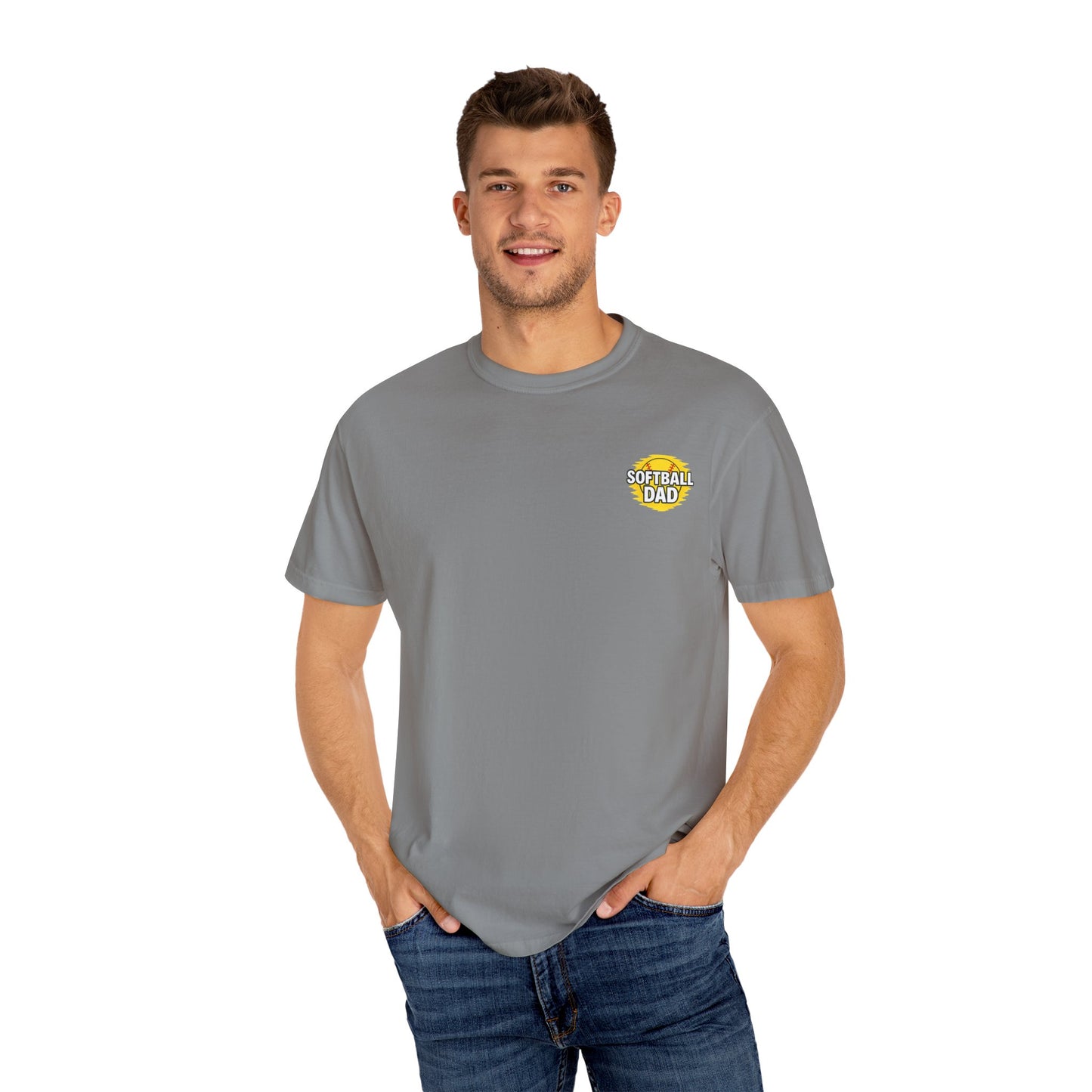 Softball Dad T-shirt | At the ballpark