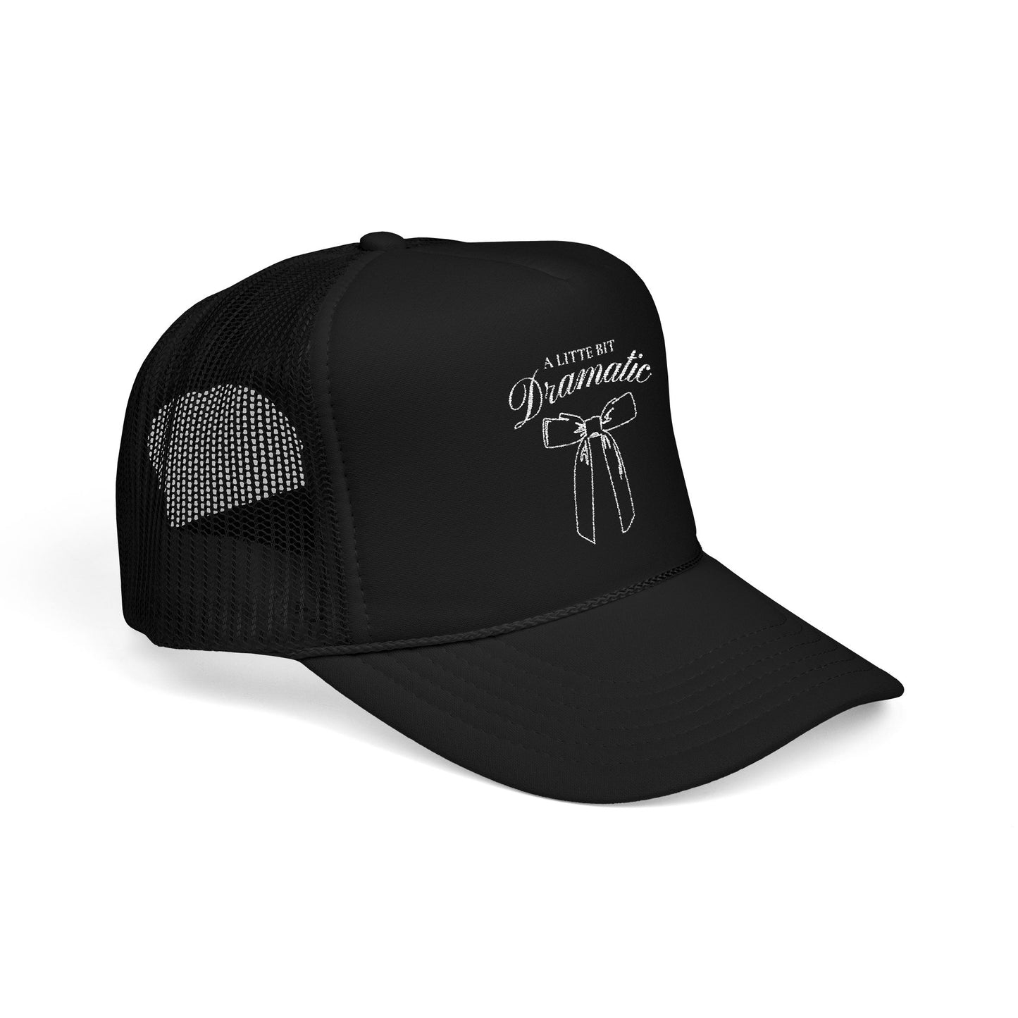 Dramatic Embroidered Foam Trucker Hat
