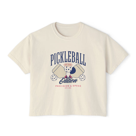 Pickleball Enthusiast Women's Boxy Tee