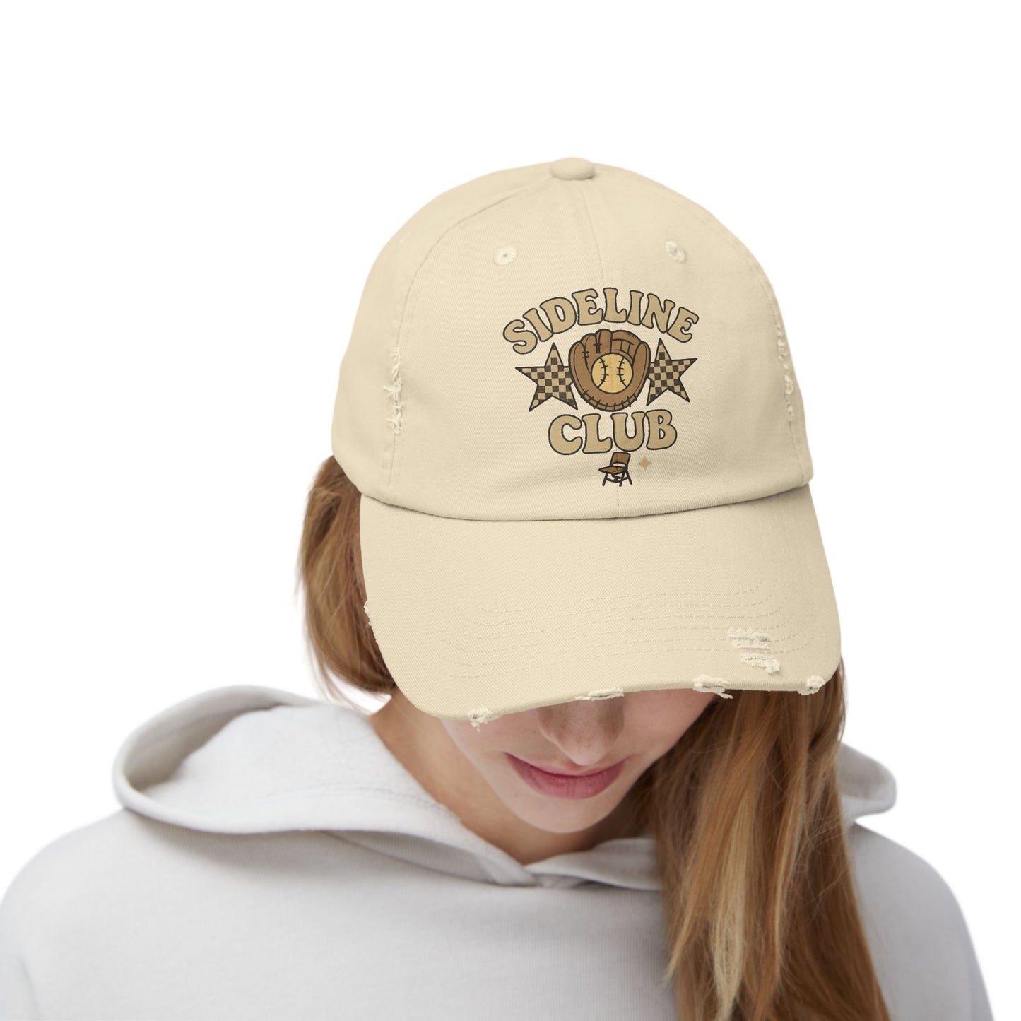 Distressed Baseball Cap - Sideline Club