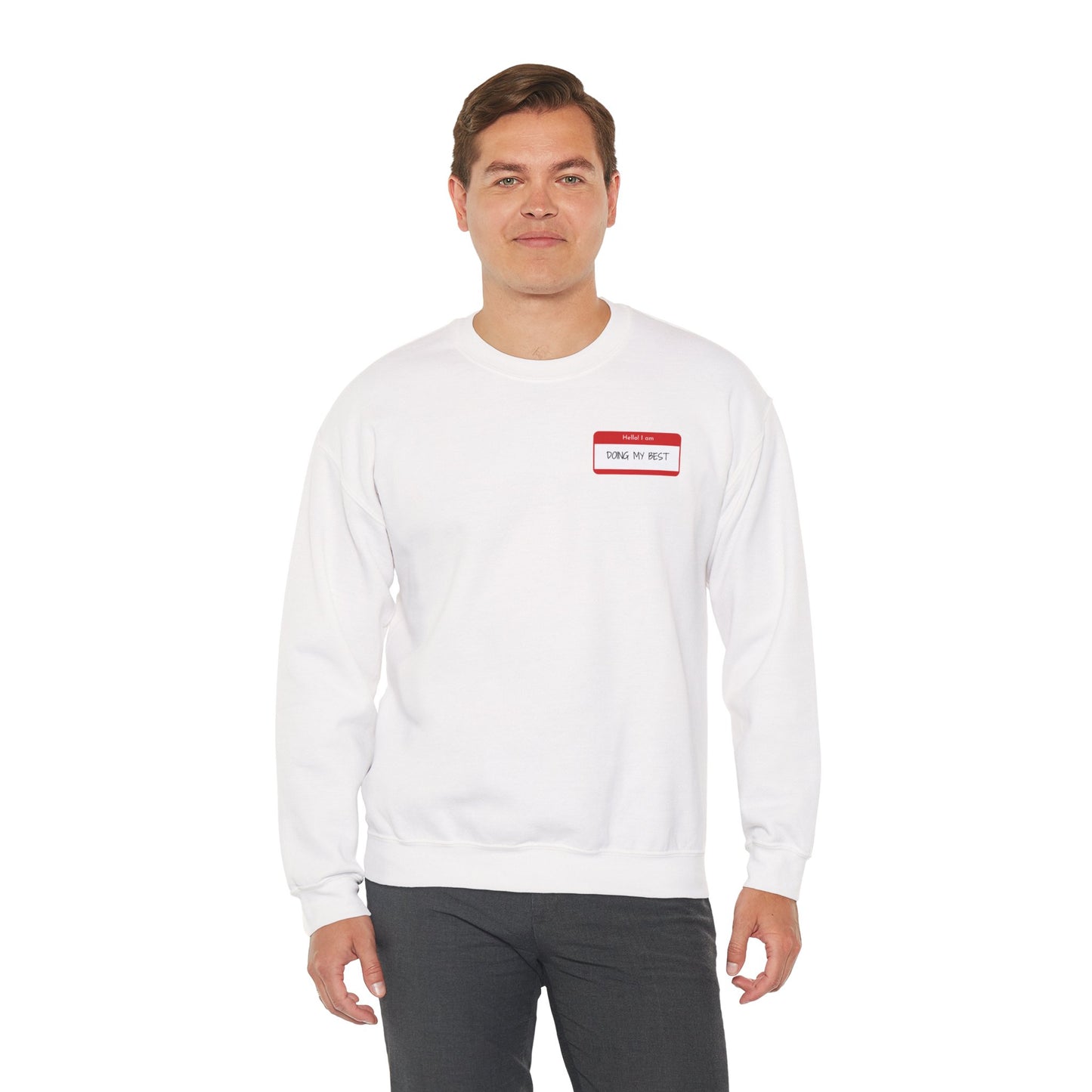 'Hello My Name' Crewneck Sweatshirt