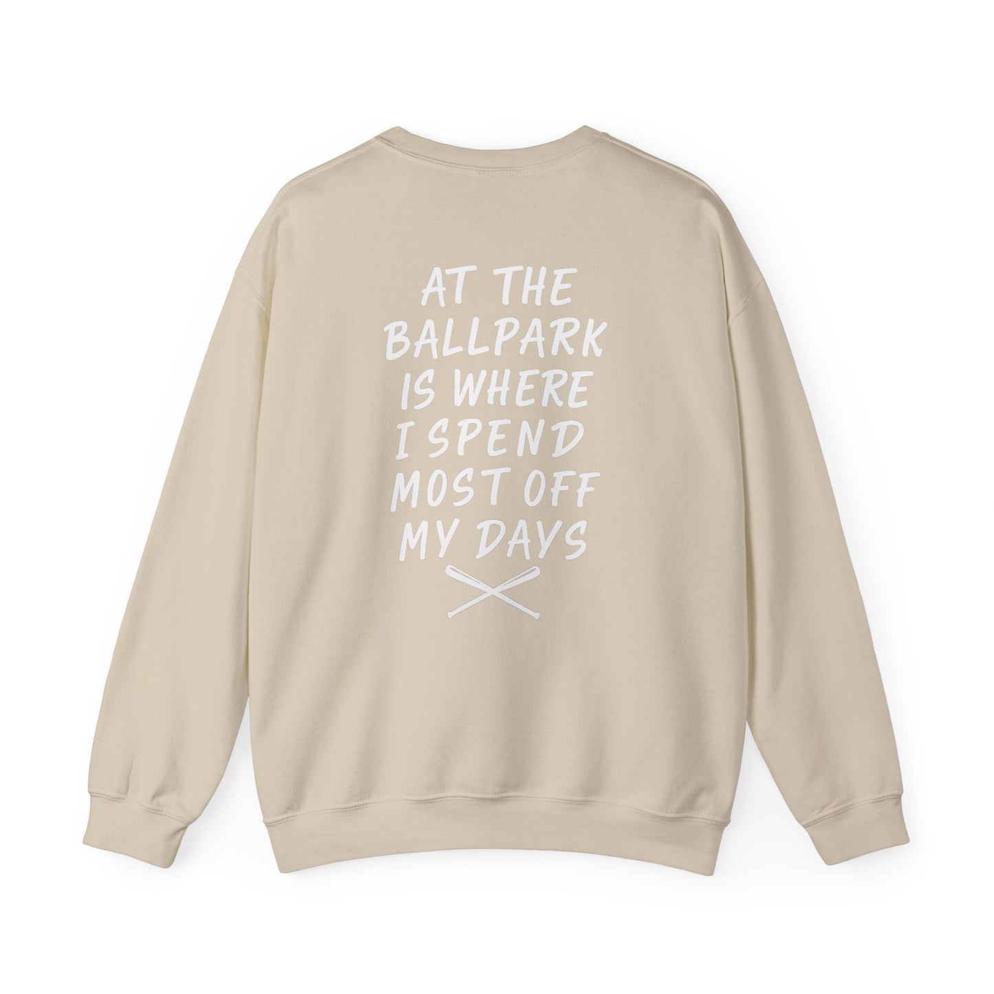 Baseball Mom Sweatshirt | At the ballpark