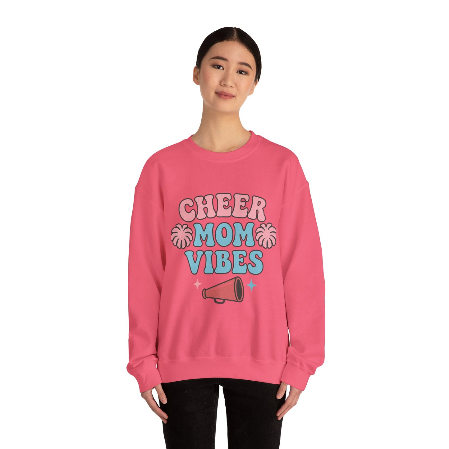 Crewneck Sweatshirt - Cheer Mom Vibes