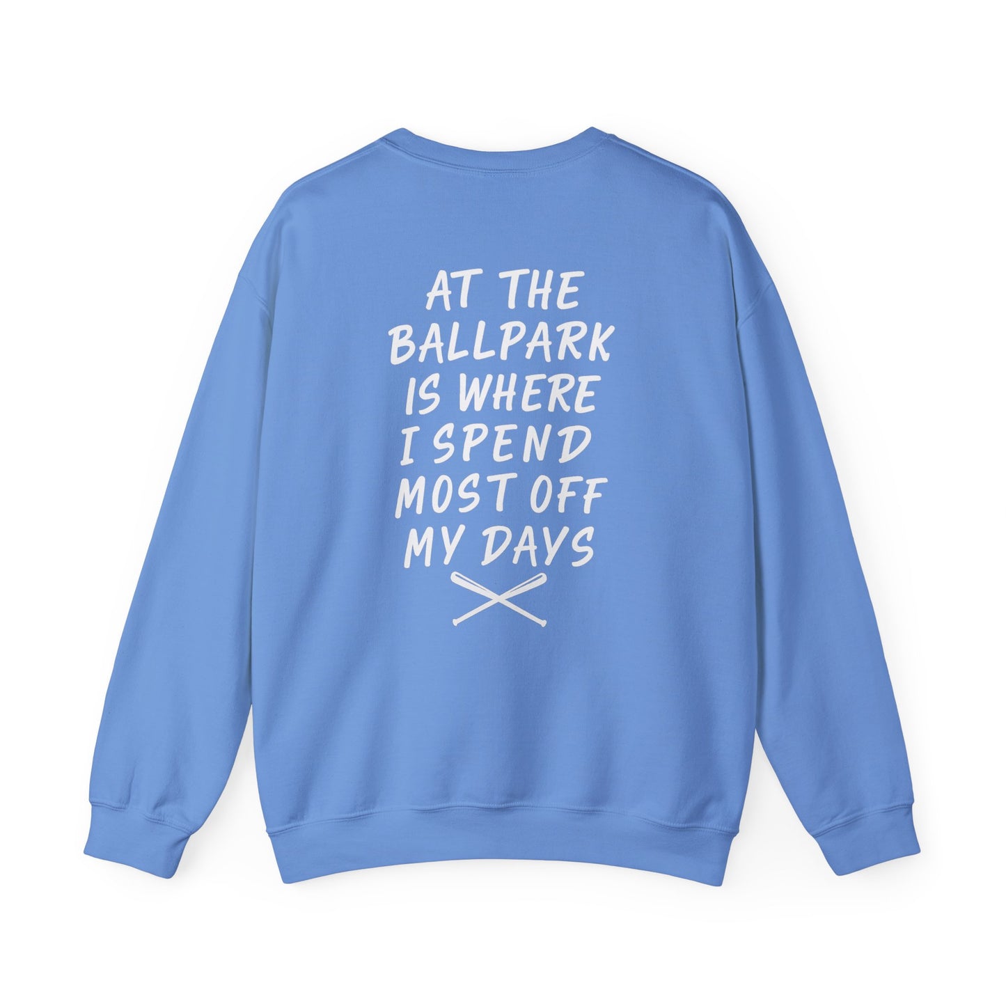 Baseball Mom Sweatshirt | At the ballpark