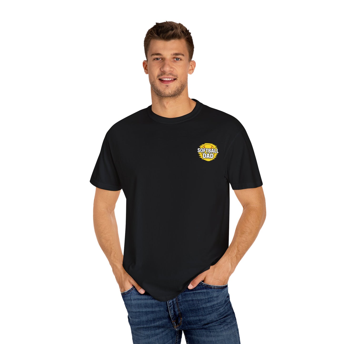 Softball Dad T-shirt | At the ballpark