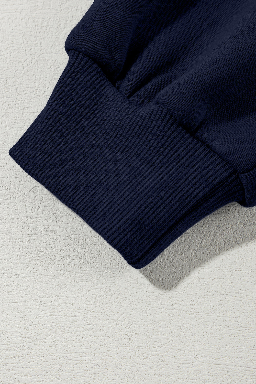 Black Half Zip Sweatshirt and Pants Set