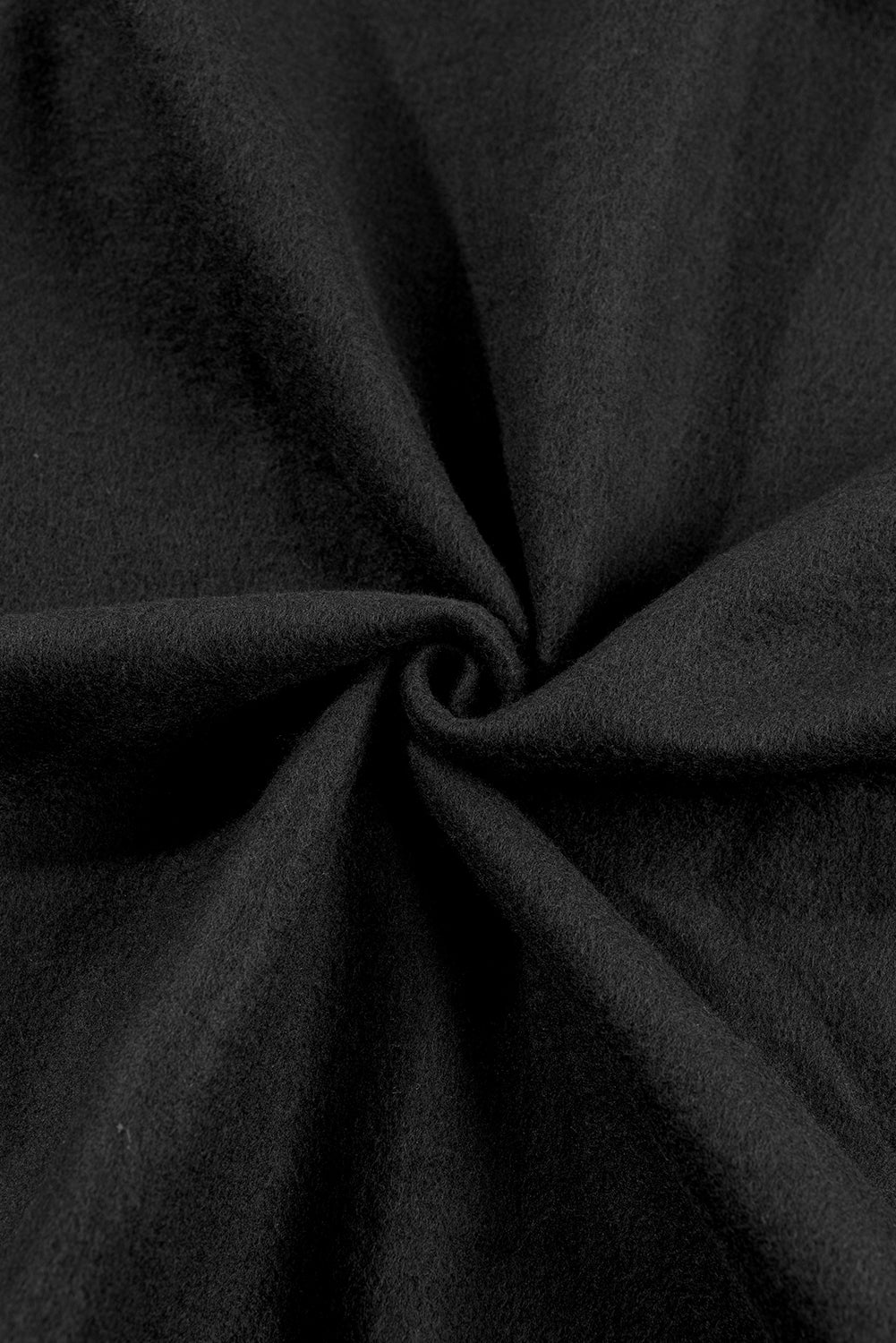 Black Half Zip Sweatshirt and Pants Set